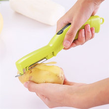 QueenTime Electric Fruit Vegetable Peeler Apple Paring Knife Potato Peelers Carrot Slicer Kitchen Gadgets Batteries Not Included 2024 - buy cheap