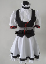 2016 Steins Gate Maid outfit Cosplay Costume Custom Made 2024 - buy cheap