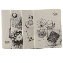 Cópia da Flor moda Vintage 16 k Notepad Criativo Pintados À Mão Folhas 36 B5 Notebook Para Estudante Diárias Meomos Plano De Bloco de Notas 2024 - compre barato