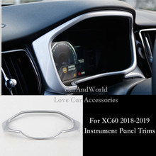 Accesorios cromados para coche Volvo XC60 2018 2019, Panel central Interior de instrumentos, cubierta de tablero de control, embellecedor lateral decorativo 2024 - compra barato