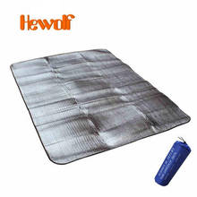 Hewolf 190*146CM Outdoor Moisture-proof Pad Camping Mat Aluminum Film Waterproof Outing Grassland  Picnic Camping Mat S169 2024 - buy cheap