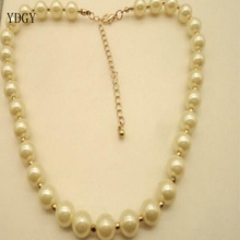 YDGY Fashion Retro Handmade Necklace Simple Temperament Girl Style Pearl Necklace 2024 - buy cheap