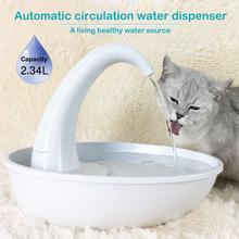 Диспенсер для воды для домашних животных, автоматическая циркуляция воды, питьевой фонтан для кошек, собак, собак 2024 - купить недорого