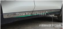 High quality Stainless steel Side Door Body Molding Cover Trim For 2014  2015 2016 2017 for Nissan X-TRAIL 4pcs 2024 - buy cheap