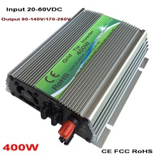 400W On-grid Solar Power Inverter with Pure Sine Wave DC 20-60V to AC110V/220V, 50/60HZ Grid Tie Inverter Grid Connect Inverter 2024 - buy cheap