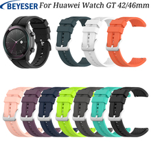 Correa de silicona Gear S3 Frontier para Samsung Galaxy watch, pulsera de silicona de 20 y 22mm para Huawei watch gt de 42 y 46mm, Correa deportiva S2 2024 - compra barato