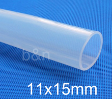 11 мм ID 15 мм OD 11x15 прозрачный пищевой медицинского назначения FDA гибкая трубка из силиконовой резины/шланг силиконовой трубки 2024 - купить недорого