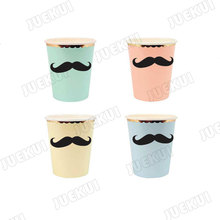 56pcs Mustache Decals Cup Sticker for Kids Nursery Babies Birthday Party Cartoon Vinyl Art Stickers Kitchen Art Decor SA10 2024 - buy cheap