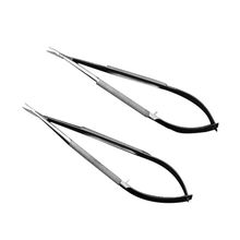 Microscopic Scissor Forcep Probe Micro Hook Tweezer Spatula 12cm Stainless Steel 2024 - buy cheap
