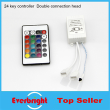 Инфракрасный контроллер с 24 кнопками, RGB Светодиодная лента, 24 клавиши, ИК-пульт дистанционного управления для RGB-ленты 5050 SMD 12 в-24 в 2024 - купить недорого