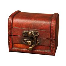 Caja de almacenamiento de madera Vintage, soporte organizador de joyas para pulseras, pendientes, collares, broches # AO 2024 - compra barato