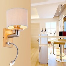 Oak Modern LED Wall Lamp Lights Fixtures Reading Bedroom Home Lighting Wooden Wall Light Wall Sconce 220v 2024 - buy cheap