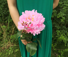 Flor peônia 68 cm/26.77 "Flores Artificiais peônia Alice 7 Cores para Festa Casamento Casa Decorativo Flor 2024 - compre barato