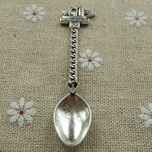 60 pieces tibetan silver ladle charms pendant 69x13mm #435 2024 - buy cheap