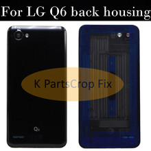 Original Case For LG Q6 Back Battery Cover Rear Housing Door With Camera Lens Replacement M700 Phone For LG Q6 Battery Cover 2024 - buy cheap