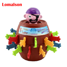 Big Size Children Funny Novelty 24 Swords Pirate Barrel Game Toys Super Interesting Pirate Tricky Toy Piggy Bank 2024 - buy cheap