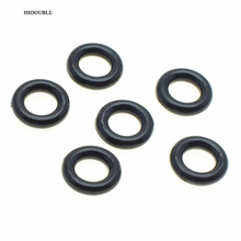 100 unids/paquete de 13/64 "(5mm) de diámetro interior. Anillo Circular de plástico para ropa, ropa deportiva, Riband de cuerda 2024 - compra barato