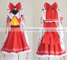 Halloween costume Touhou Project Reimu Hakurei Cosplay Costume Custom Made 2024 - buy cheap
