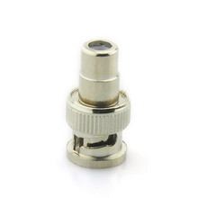 Bnc macho ao acoplador fêmea do adaptador do conector do cabo coaxial de rca para a câmera do cctv 2024 - compre barato