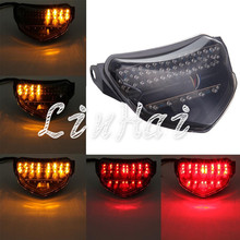 Smoke LED Tail Light With Turn Signal Fit For Suzuki GSX R 600 750 GSX600R 2004-2005 2024 - buy cheap