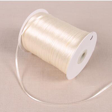 3mm Width 25Yards  Beige DIY Material Silk Satin Ribbon For Arts Crafts Sewing Christmas Wedding Party Decoration Gift Wrap -08 2024 - buy cheap