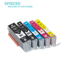 Cartuchos de tinta para impressoras canon pixma, ip7260, mg5460, mx726, mx926, mg6460, mg5560, pgi650, clisensual 2024 - compre barato