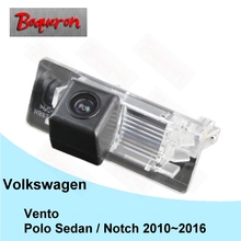 Câmera de ré para volkswagen vento/vw polo sedan/entalhe 2010 ~ 2016 sony, à prova d'água, ccd, câmera de carro com visão traseira 2024 - compre barato
