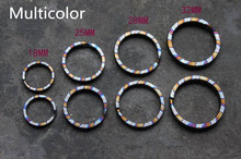 1PC Multicolor Flame Pattern Titanium Alloy Ultralight Key Ring Keychain DIY Accessories Key Chain Clip EDC Pocket Multi Tools 2024 - buy cheap