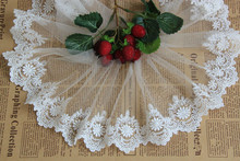 10yards/lot 13cm wide high quality diy lace decoration white/beige/black lace trimming 2024 - buy cheap
