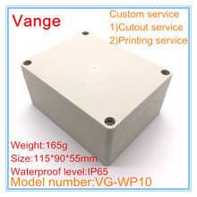 5pcs/lot waterproof plastic enclosure IP65 ABS plastic housing enclosure for wiring boxes 115*90*55mm 2024 - buy cheap