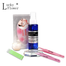8pcs eyelash extension makeup tool set eyelash glue remover eyelash cleanser for eye lashes 2024 - buy cheap