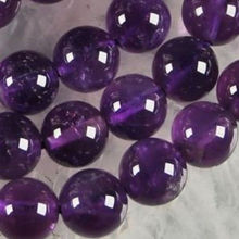 New fashion  jewelry Charming Strands 8mm Purple crystal chalcedony Round Loose Beads 15" Wholesale and retail 2024 - buy cheap