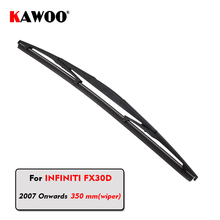 KAWOO Car Rear Wiper Blade Blades Back Window Wipers Arm For Infiniti FX30D Hatchback (2007-) 350mm Car Accessories Styling 2024 - buy cheap