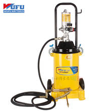 Shipping Wufu high pressure lubricator drum oiling machine 12L pneumatic grease gun grease machine oil capacity 2024 - buy cheap
