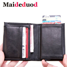 New Style RFID Card Holder And Minimalist Business affairs Wallet Metal Men Women Single Box Aluminium Blocking Holder for Card 2024 - buy cheap