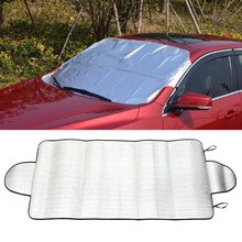 Quebra-sol automotivo, prata, 150x70cm, proteção contra o sol, viseira protetora, para-brisa traseiro, 19y15 2024 - compre barato