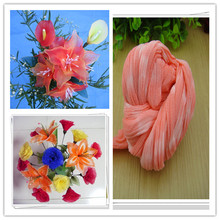 54 colors mix shipping or only one color ship double color stocking flowers/nylon flower /silk flower making/ DIY flowers craft 2024 - buy cheap