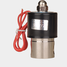 1/4" BSP Stainless Steel 304 Normally Closed Electric Solenoid Valve 220V AC for Water Oil Air 2024 - buy cheap
