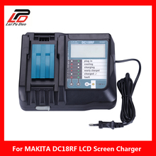 14.4V/18V 3.5A Li-Ion Battery LCD Screen Charger for Makita BL1830 BL1815 DC18RF DC18RC DC18RA BL1430 DC14SA DC18SC 2024 - buy cheap