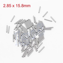 300PCS Steel Silvery Tone 2.85mm x 15.8mm Dowel Pins 2024 - buy cheap