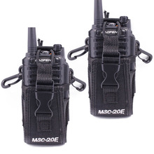 Walkie talkie para transporte e rádio, 2 peças capa de náilon tipo walkie talkie para baofeng drive 2024 - compre barato