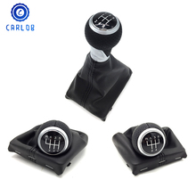 CARLOB Car Accessories Gear Shift Knob Lever Stick Pen Gaiter Boot Cover For Audi A4 S4 B8 8K A5 8T Q5 8R S Line 2007-2014 2015 2024 - buy cheap