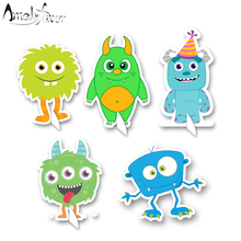 Mini Monster Party Decoration Monster Table Centerpiece Kids Birthday Party Supplies Decorations Mini Monster Party Table Decor 2024 - buy cheap