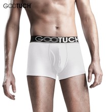 Cuecas boxer macias masculinas, plus size, roupa de baixo, abertura lateral, cintura elástica, 6xl 050 2024 - compre barato