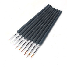 Painting Brushes Detail Set Hook Line Pen Round Point Watercolor Drawing Pen Brush For Paint By Numbers High Quality wolf hair 2024 - buy cheap