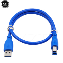 High speed  Cable converter for printer data cable  USB 3.0 A Male AM to USB 3.0 B Type Male BM Extension Printer Wire Cable 2024 - buy cheap