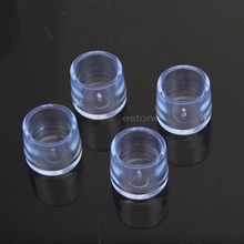 4 Pcs Round Rubber Furniture Table Chair Leg Floor Leg Feet Cap Cover Protectors 2024 - buy cheap