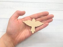 Ornament, Craft, Decoration, Decoupage, Craft Supply, Wood Blank, Cutout Flying bird -Unfinished Wood Shape - for Arts, Craft 2024 - buy cheap