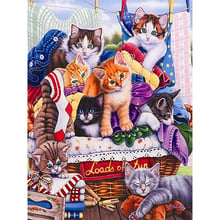 Алмазная живопись «Дом кошки», полная мозаика «сделай сам», живопись, вышивка крестиком, домашнее декоративное ремесло 2024 - купить недорого