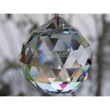 Bola de cristal 300 pçs/lote 30mm vidro facetado bola de cristal peças lustre de vidro para lustre acessórios peças 2024 - compre barato